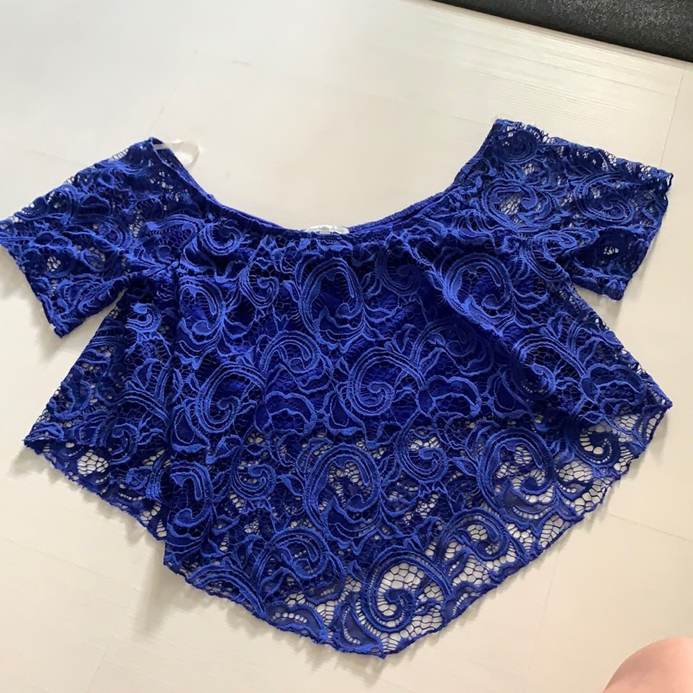 Charlotte Russe Cold Shoulder Top